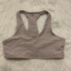 Alo Women’s Size Medium Lavender Heather Alosoft Base Bra